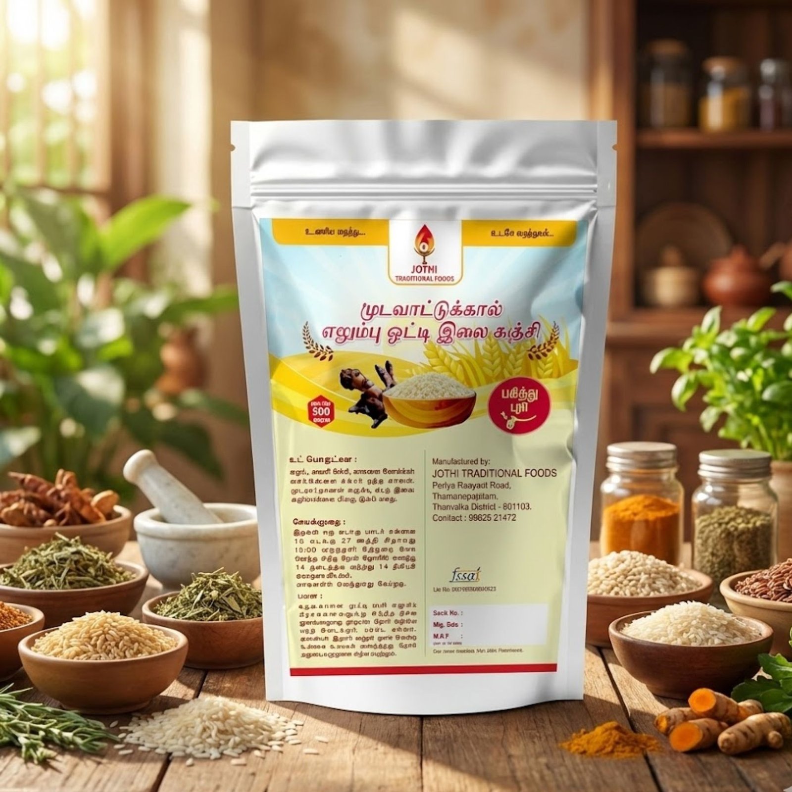 mudavattukal elumbu otti kanji – 500g